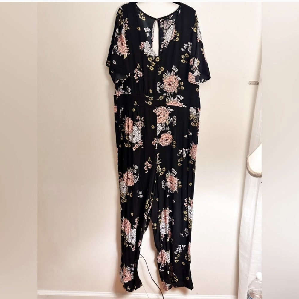 Torrid floral jumpsuit